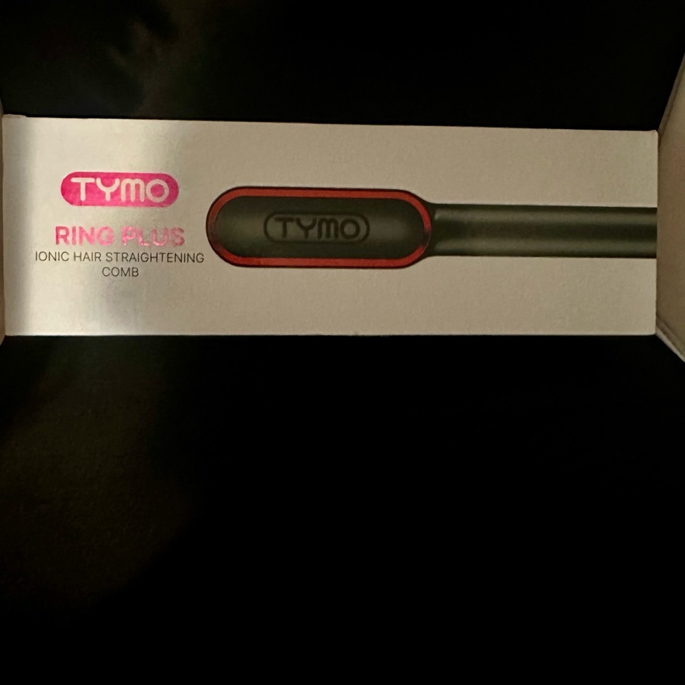 Tymo Ring Plus Ionic Hair Straightening Comb - NEW IN BOX